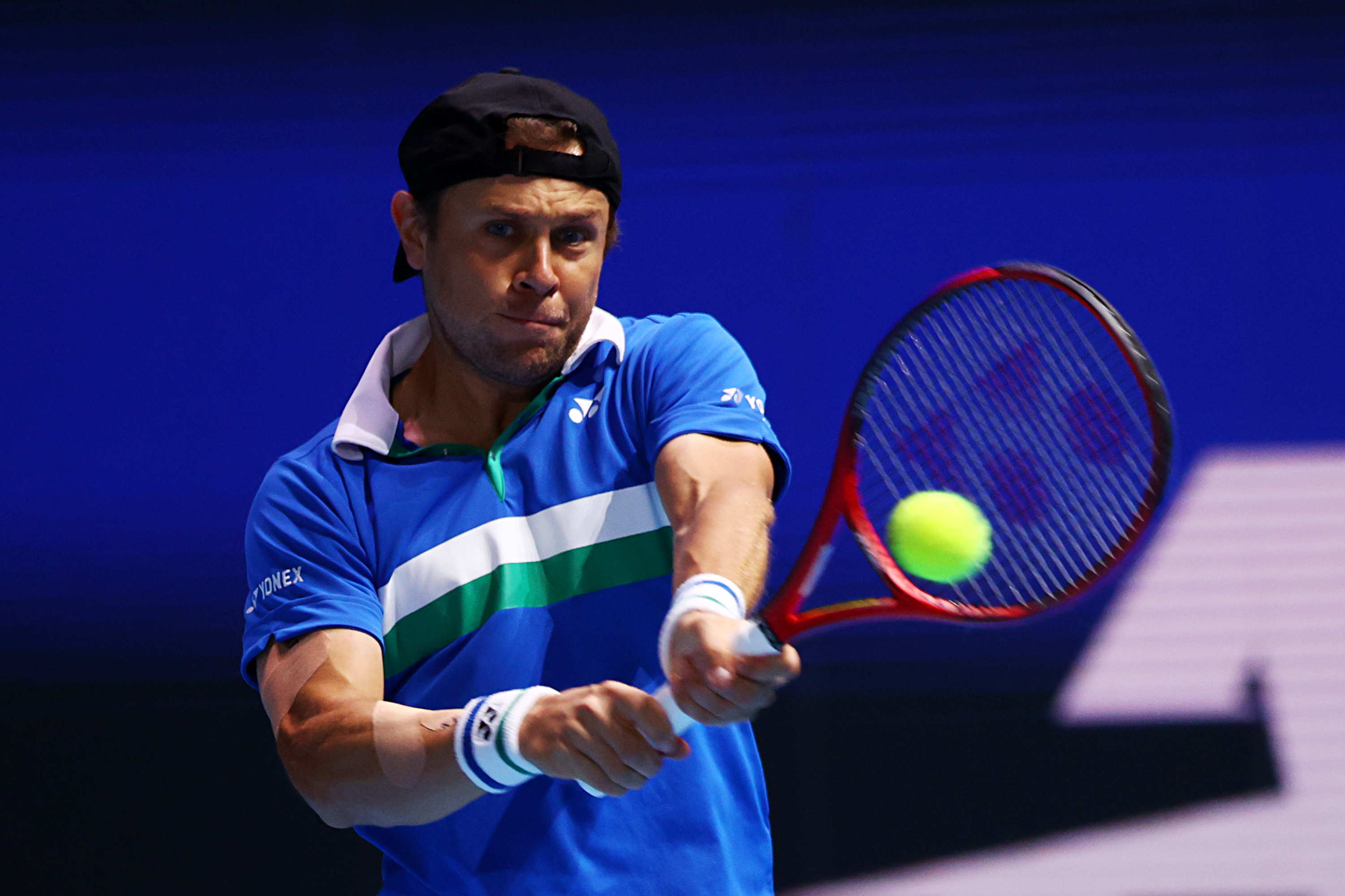 STO 6th seed Radu Albot clings on to victory, after surviving a scare